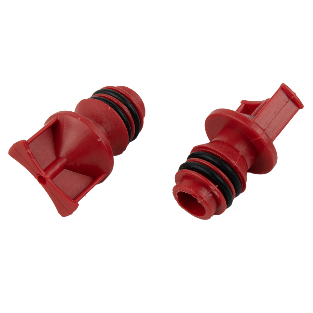 ~2PCS Air Compressor Oil Plug~Red Plastic 17mm Male Thread Air~Compressor Oil Plugs Oil Breather~Cap Air Compressors Accessories