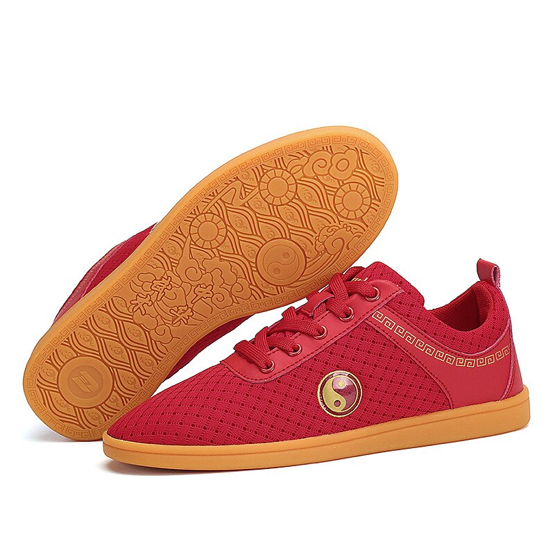 Zapatillas de artes marciales para hombre y mujer, zapatos de ejercicio para adultos, chino tradicional, de Beijing, Tai Chi, Kung Fu, para rendimiento en equipo