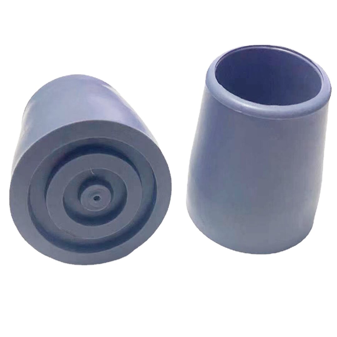 Rubbers Tips 2 Pieces Non-Slip Rubber Ferrules 14mm/16mm/19mm/22mm/28mm Replacement for Walking Stick Round Base: Gray 28MM