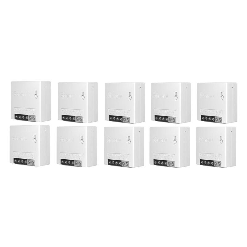 Sonoff Mini R2 DIY Wifi Smart Switch Timer Wireless Switches Smart Home Automation Compatible with eWelink Alexa Google Home