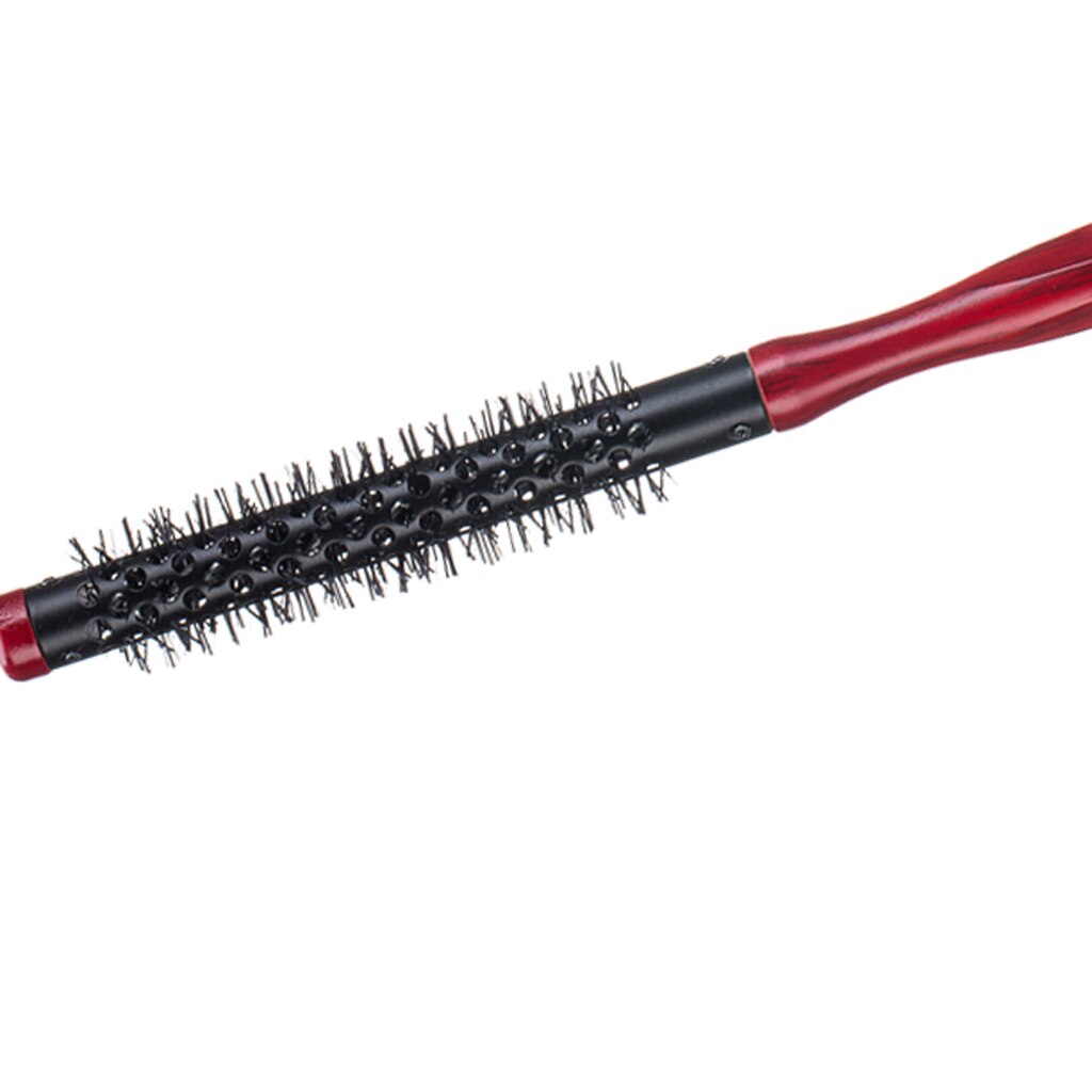 Mini Haar Runde Pinsel Rolle Kamm Haarbürste für Salon Frisur Professionelle Tragbare Friseur Salon Styling Werkzeuge 10mm