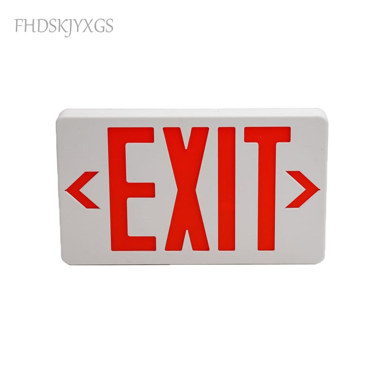 Exit Led Light Ac110/220V Green Exit Sign Emergency Light Fire Safety Indicator Warning Lamp For Bulb Hotel Mall Public Place