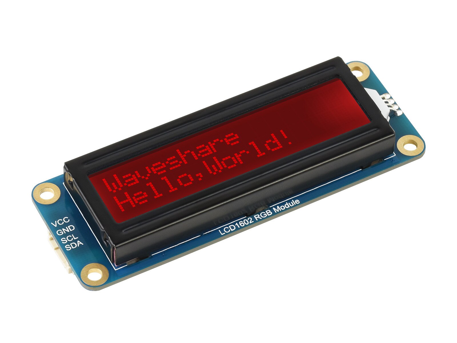 Lcd 1602 Rgb Module, 16X2 Tekens Lcd, Rgb Backlight, 3.3V/5V, i2C Bus