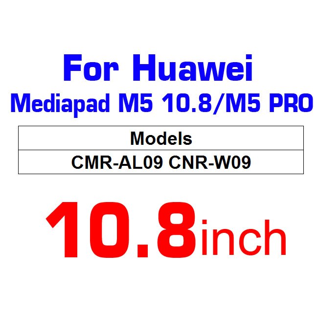 For Huawei MediaPad M5 lite Pro 10.8 10.0 8.4 Tablet tempered Glass For MediaPad M3 Lite 10.1 8.0 glass M3 8.4 Screen Protector: Huawei M5 Pro 10.8