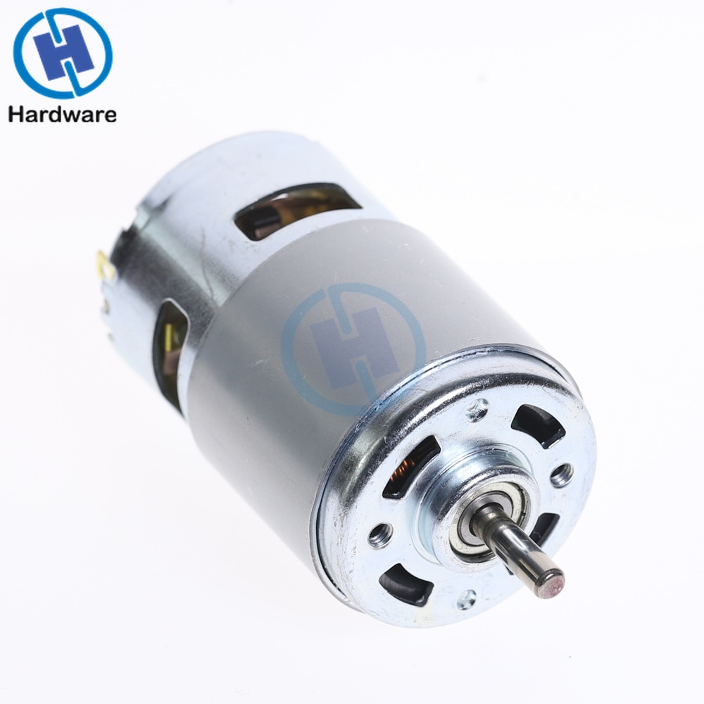 DC 12V-36V 3500--9000 RPM Large Torque Motor High-power Low Noise 775 Motor Ball Bearing Tools