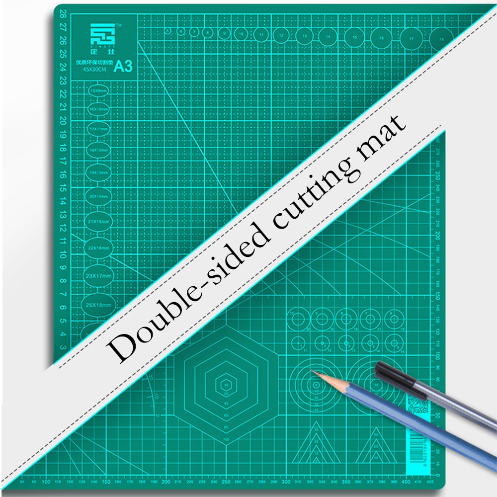 A3 A4 Cutting Mat Cutting Pad PVC Rectangle Grid Lines Cutting Mat Tool Plastic Craft Diy Tools 45*30cm 30*22cm