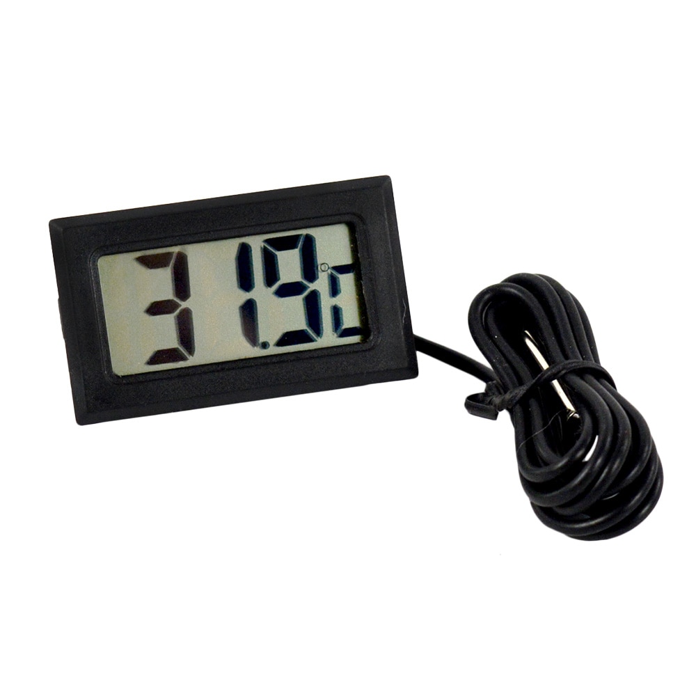 Fasizi Digitales LCD-Thermometer 5 Stück - Temperaturmonitor Mit Sonde