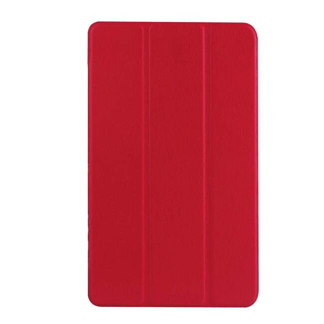 3 en 1 de PU Funda de cuero con tapa abatible para Lenovo Tab 2 Tab2 A10-70F A10-30 x30 x30F A10-70c tablet + película + Pen: Red