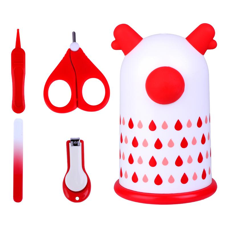 1 Set Draagbare Nail Trimmers Kit Nagelschaartje Clipper Nagelvijl Voor Baby Baby: deer