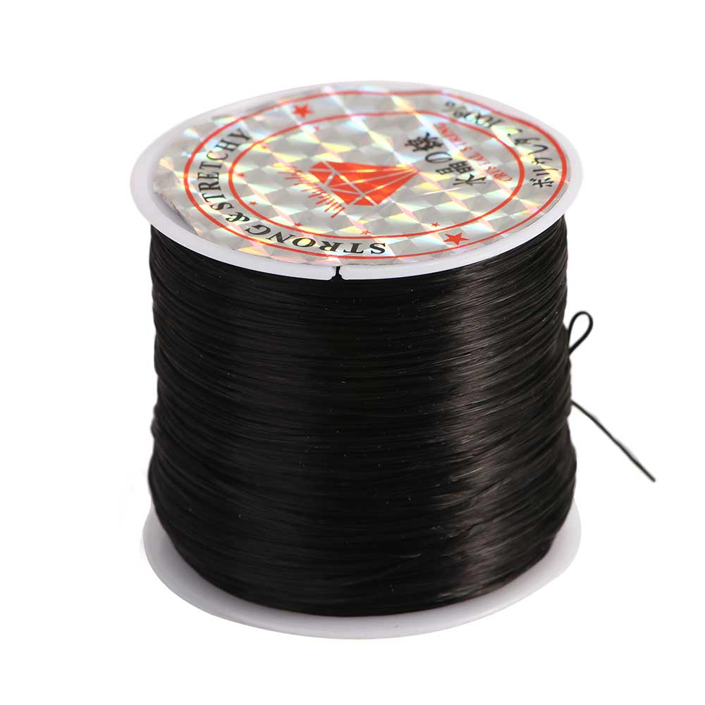 20/60 Meter Touw Goud/Zilver/Rode Koord Draad Koord String Riem Lint Tag Line Armband Maken Geen-slip Kleding: 60m black