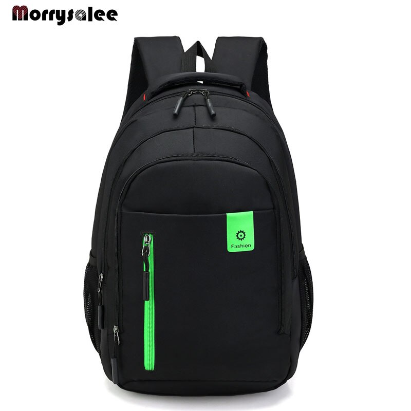 Backpack Business Laptop Backpack Male Students Simple Leisure Travel Bag High School: green