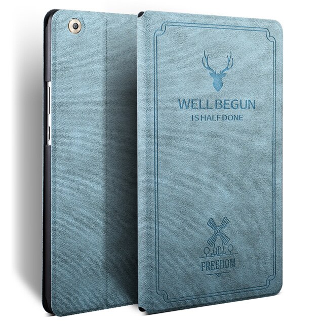Case for Huawei MediaPad M3 8.4 BTV-W09/DL09 Slim Folding Folio Flip Stand PU Leather Case Cover for Huawei M3 8.4 Tablet Funda: Blue