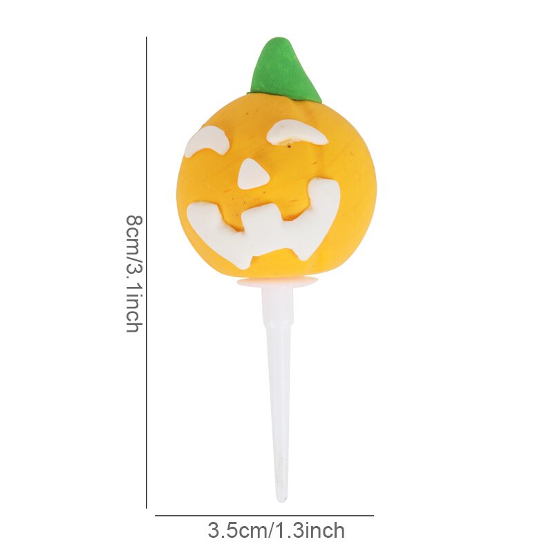 Joyeux anniversaire citrouille château Halloween thème gâteau Grimace Bat sorcière enfants enfants gâteau Topper Insertion fournitures décoration: 1pcs-I