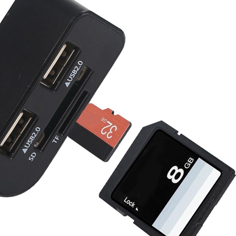 3 puertos Usb Hub USB 2,0 HUB giratorio de alta velocidad USB divisor de escritorio adaptador para Windows 98 98SE para Windows 2000 /Windows ME