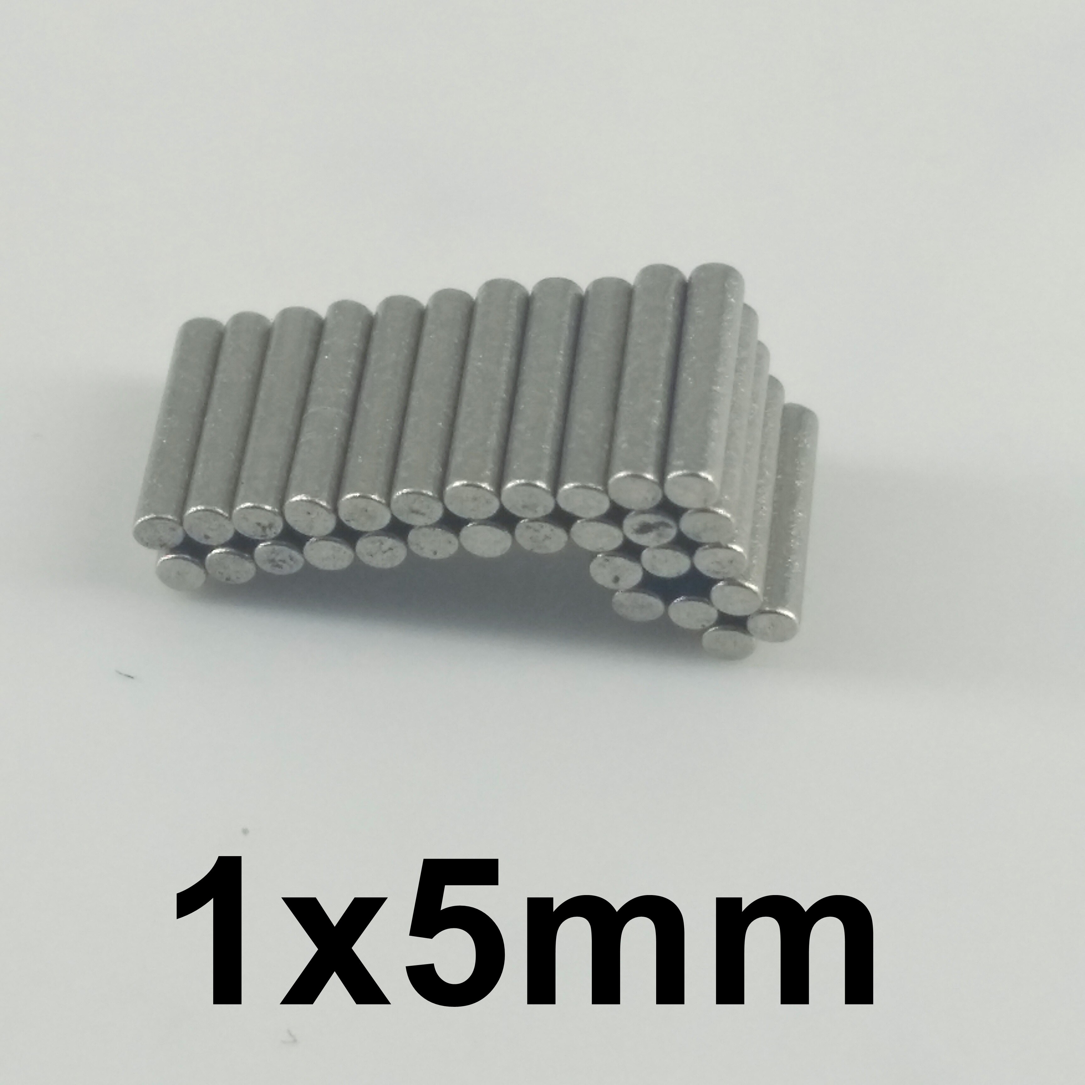 50 stuks 1x5mm magneet N35 ndfeb Super sterke neo dymium neo magneet 1*5 d1 * 5mm