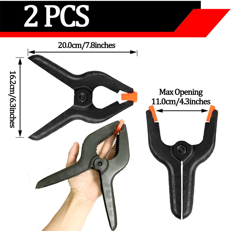 Multi-size Spring Clip Crafts Woodworking Tools Plastic Backdrop A-shaped Clip Photography Background Fixed Heavy Duty Clips: PEACOCK BLUE