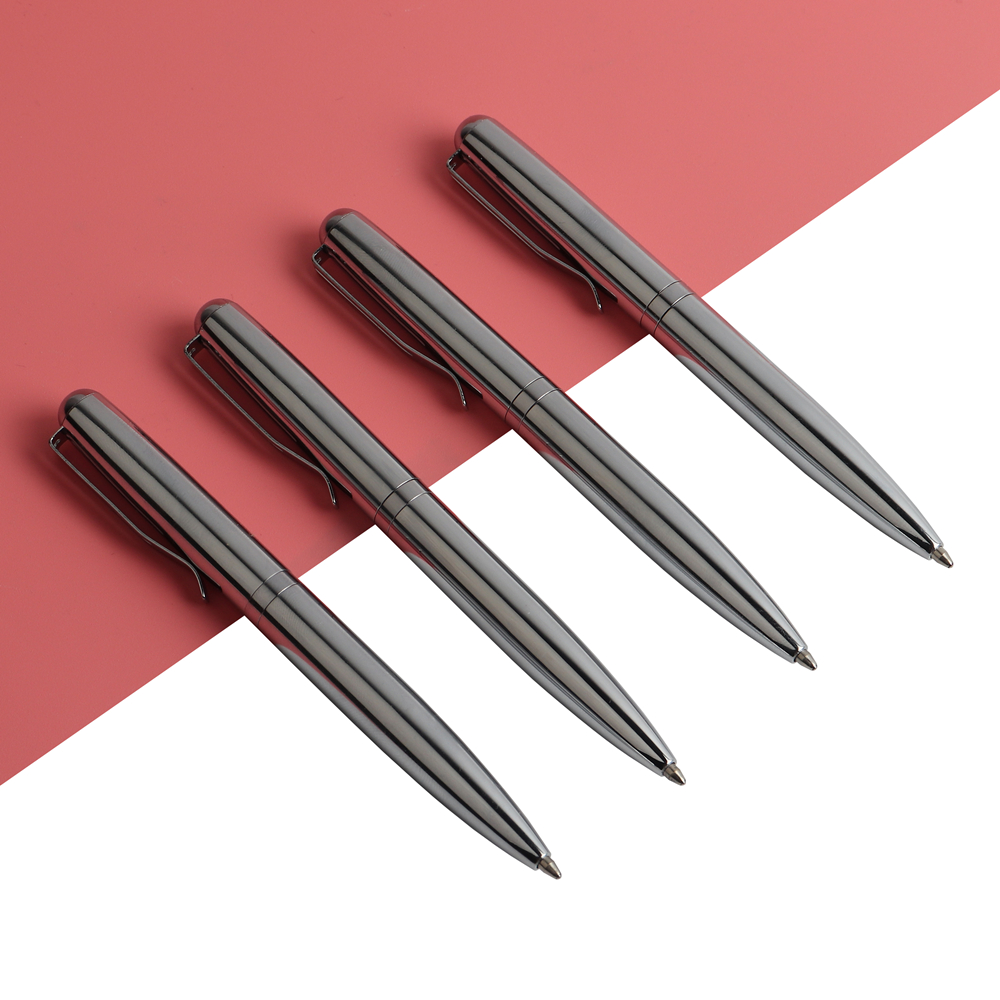 Mini Stylo Mini stylo à bille métal matériel tournant huileux... – Grandado