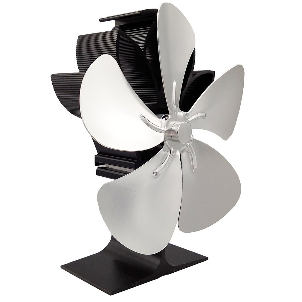 Stove Fan For Fireplace Wood Log Burner Powered Eco Fan Fireplace Fan Thermal Power Fan Heat Powered Stove Fan: 14