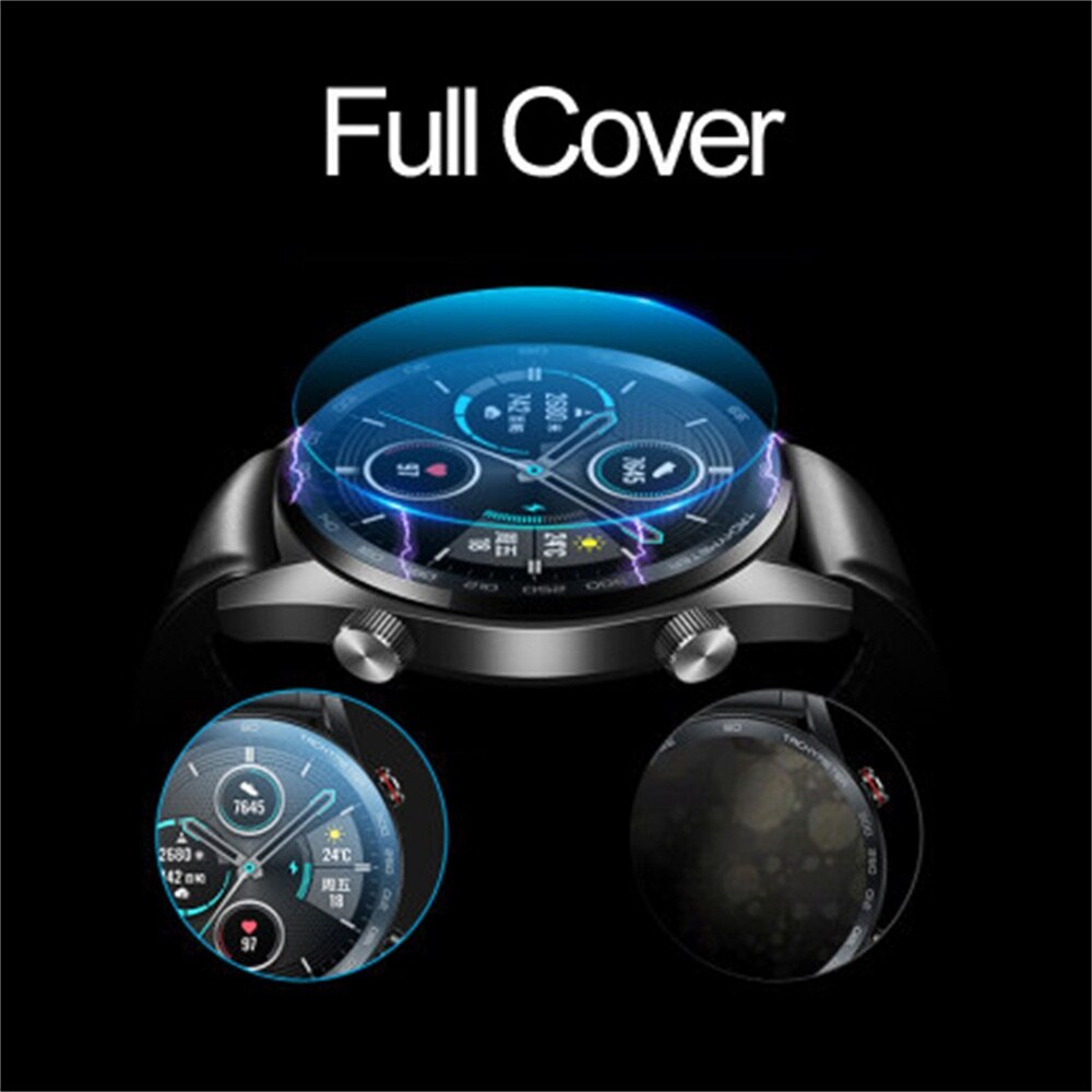 Blød tpu hydrogel film fuld cover ur skærmbeskytter til honor magic watch 2 46mm smart watch tilbehør