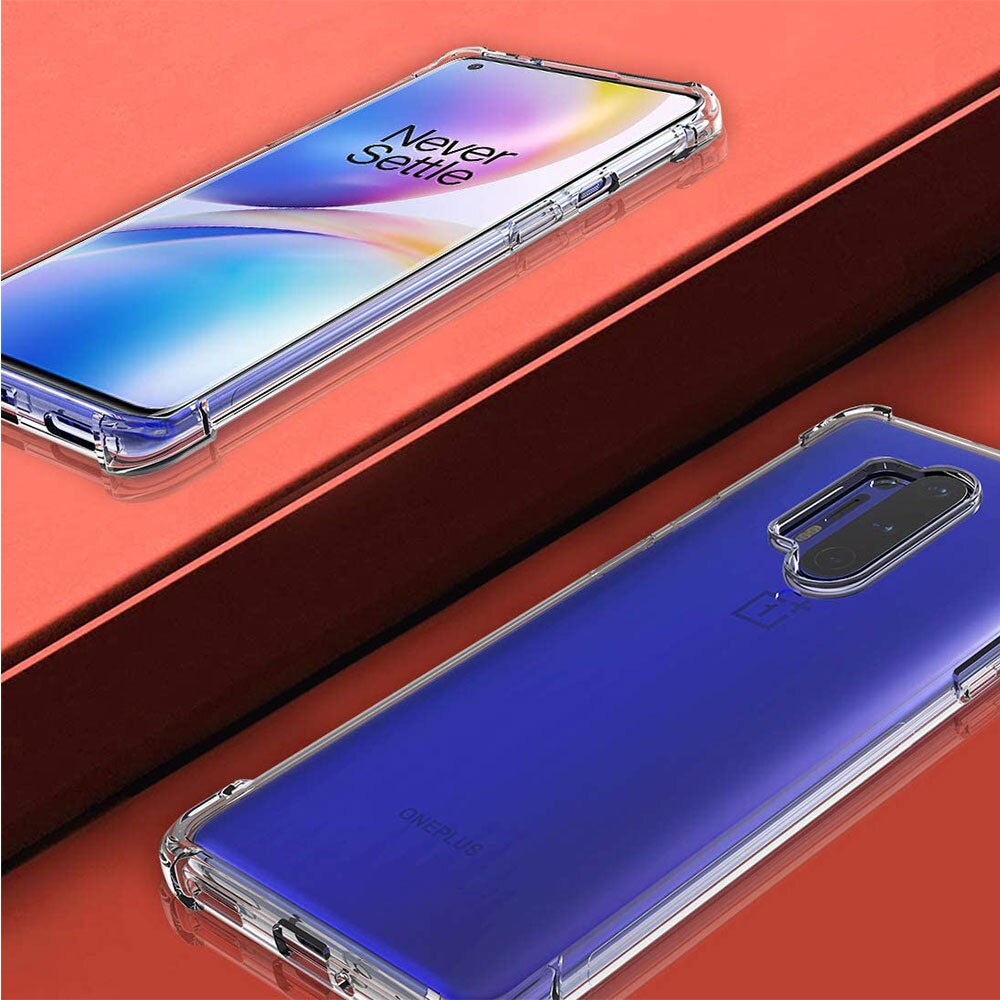 Anti Fallen Klar Fall Für Oneplus 8 T 9 One Plus 8 Pro 7 7T 6 8 T Nord n10 N100 5G Transparent Silikon Abdeckung Telefon Zubehör