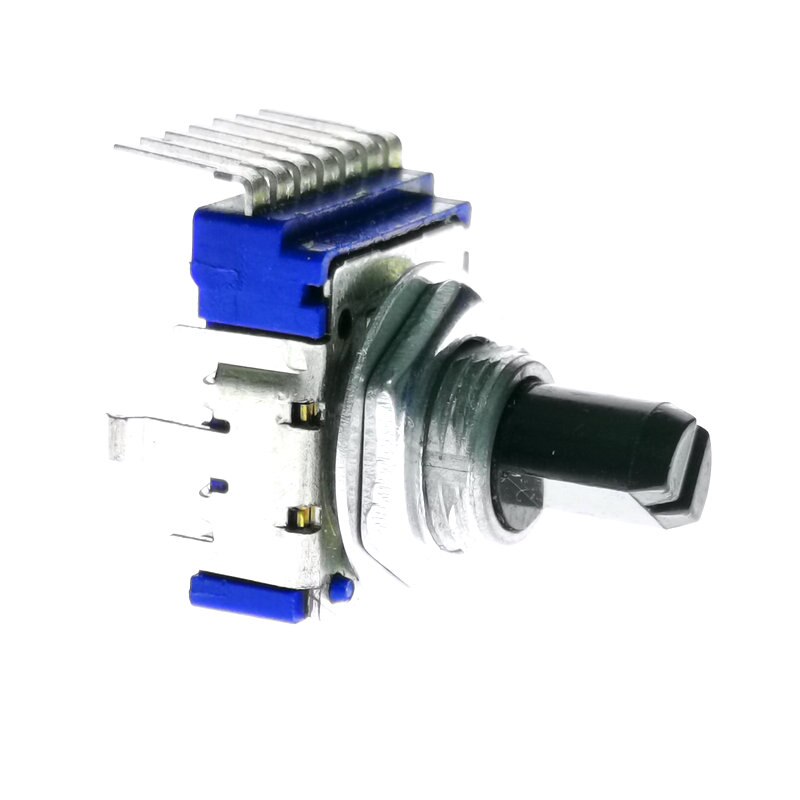 Potentiomètre de Volume ALPS RK14 5K, 502A, double A5K, 7 broches, 13MM, demi-arbre, , japon