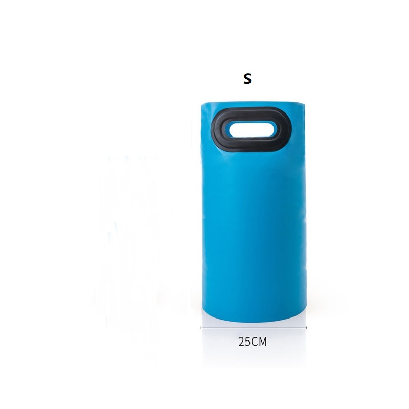 Pvc Voet Emmer Draagbare Vouwen Voet Emmer Outdoor Traving Diepe Voeten Bad Emmers Voor Volwassen Multifunctioneel Home Voeten Emmers: blue S