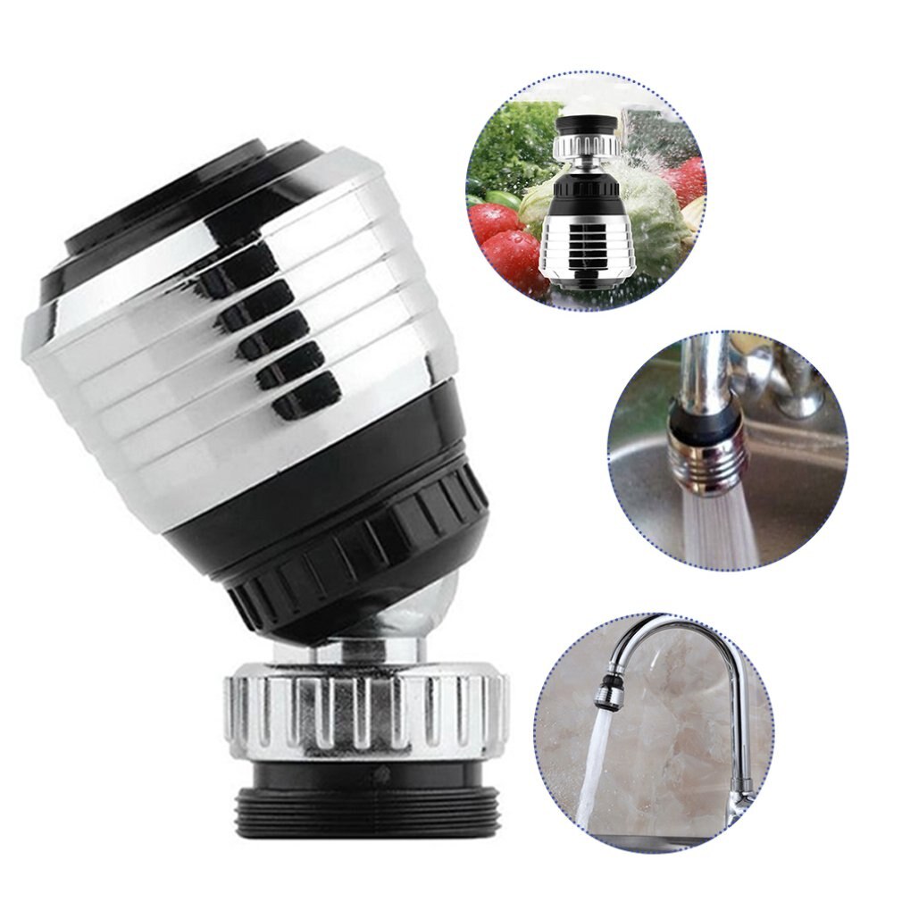 360 draaibare kraan draaibare eind diffuser waterbesparende adapter apparaat anti-spat douche bad klep filter voor thuisgebruik