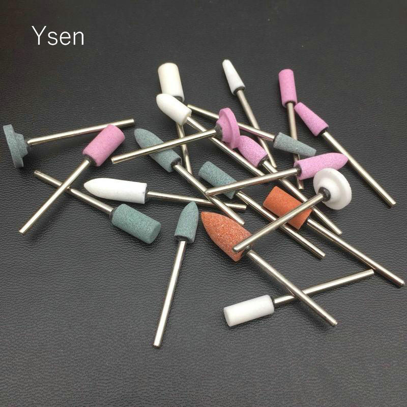 Brocas elétricas para unhas, pedra de cerâmica, 100, fresas, cortador para máquina de manicure, acessórios, brocas para unhas, pedicure, ferramentas