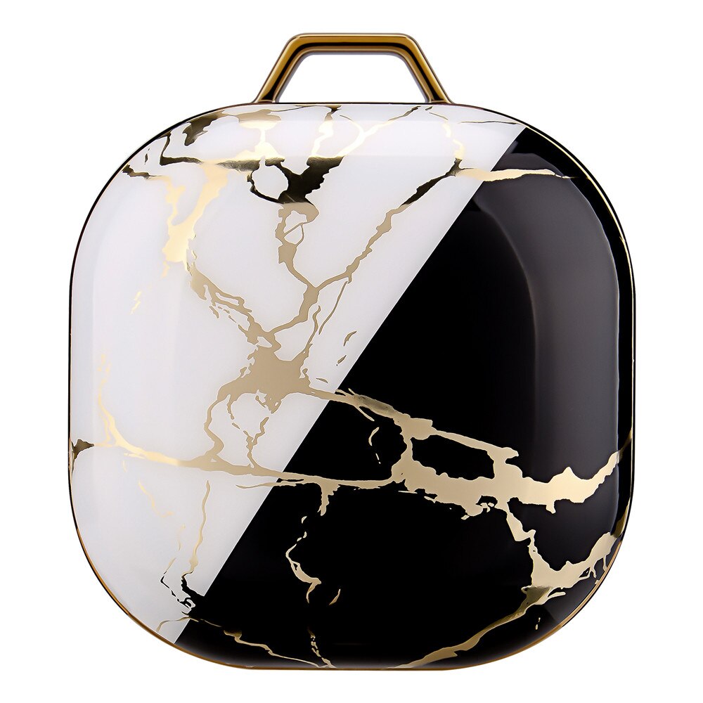 Dla Galaxy Buds 2/Live/Pro Case plastikowe marmurowe błyszczące luksusowe antypoślizgowe twarde powłoki słuchawki akcesoria do Galaxy buds live Case: GC6