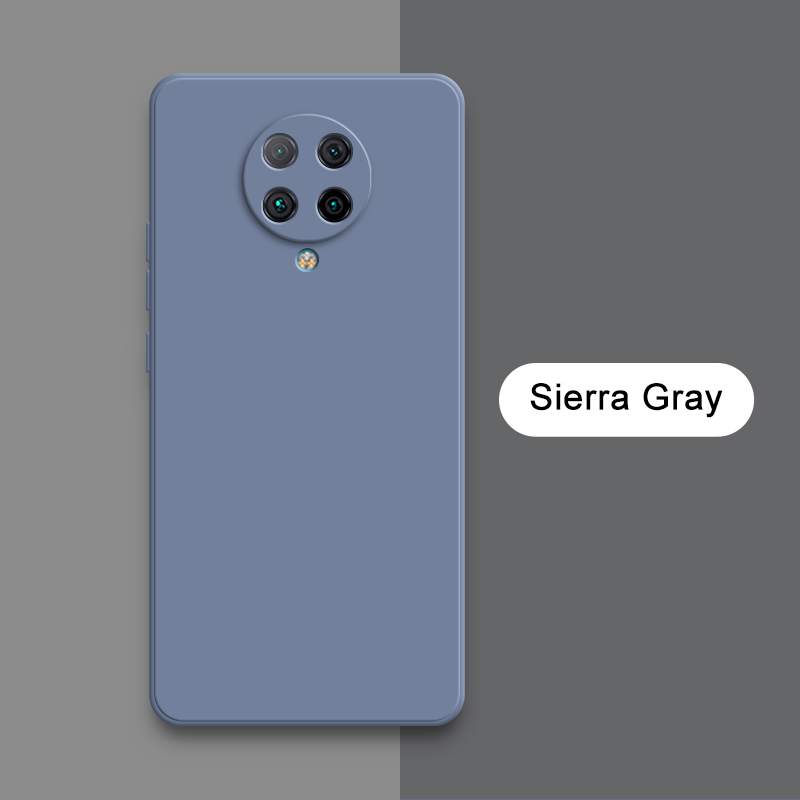 Coque carrée originale en Silicone liquide pour Xiaomi POCO F2 Pro, protection d'objectif d'appareil photo, coque arrière de téléphone souple F2Pro, armure antichoc