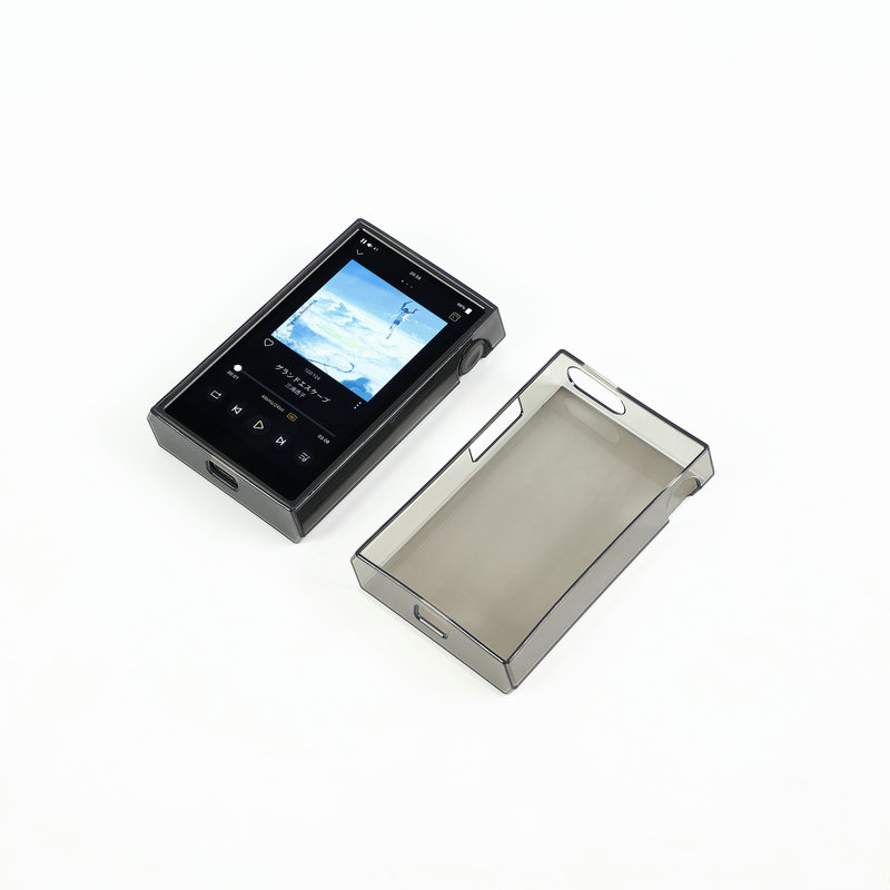 Weiche, transparente TPU-Hülle für SHANLING M5 Ultra M5U mit gehärtetem Glas