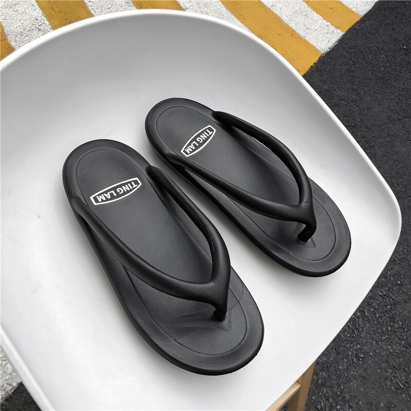 Flip-Flops Männer Hausschuhe Sommer Anti-skid Indoor Outdoor Licht Weiche Beiläufige Strand Männlichen Sandalen Haushalt Pantoffel Bad