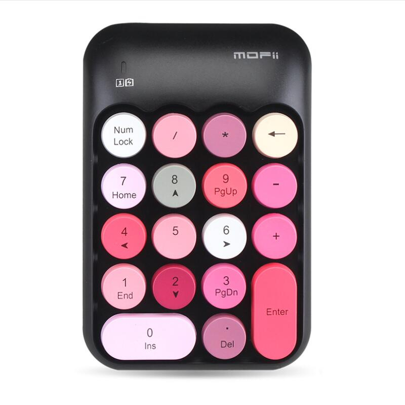 1pc Mini 2.4G Wireless Keyboard 18 Keys Numeric Keypad for Laptop Computer Digital Keyboard for PC Accounting Keyboard Makeup