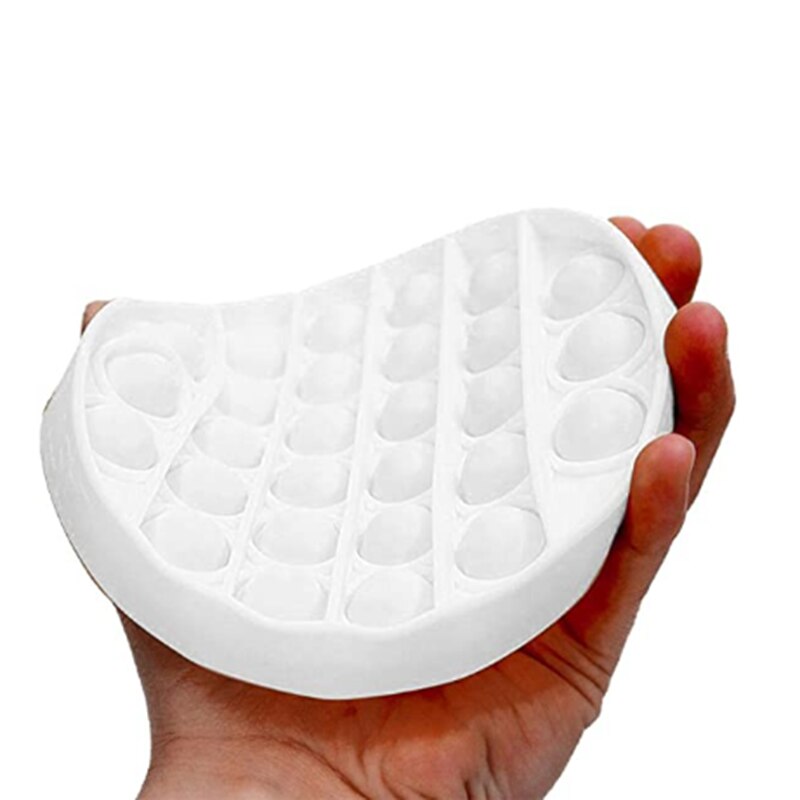 1x Push Pop Pop Bubble Sensory Fidget Toy Stress Relief Special Needs Silent Classroom JS22: White