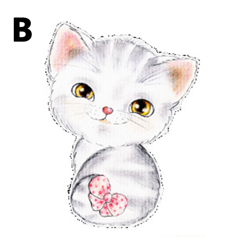 Cute Cat Stickers Deco Toilette Stickers With Cats Toilet Poster Toilet Bowl Lid WC Accessories Toilet Seat Bathroom Decoration: 02