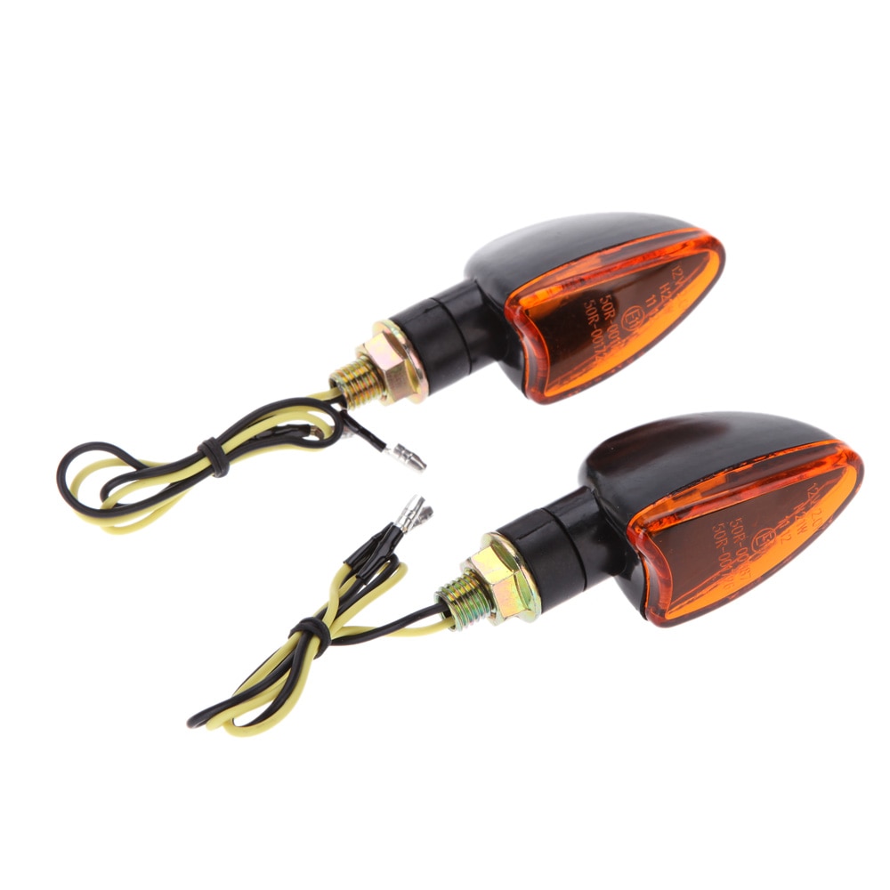 Clignotant universel de moto, 12V, clignotant avant et arrière, lampe halogène, pour Honda suzuki