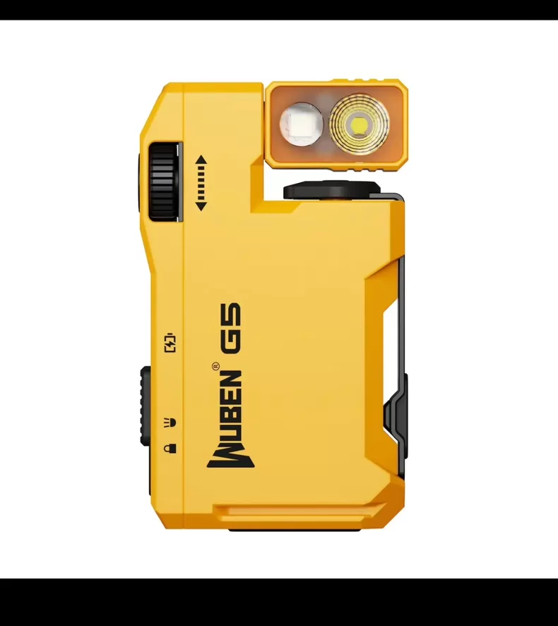 Lanterna Wuben G5 EDC 400 Lumens Mini Lanterna com RGB Portátil Recarregável Edição Limitada Laranja: Amarelo