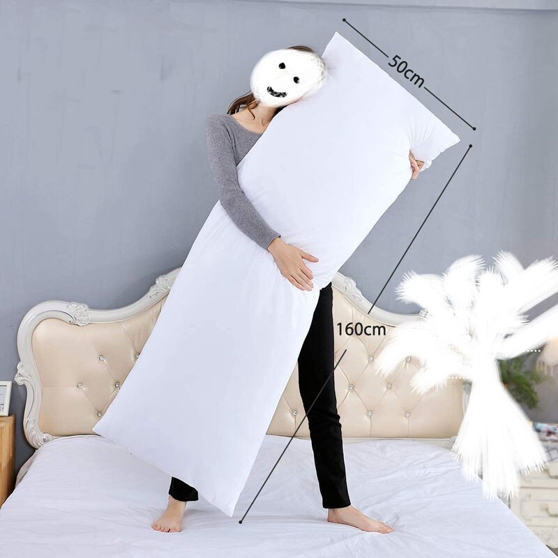 Grand coussin de corps intérieur blanc, oreiller Long, dessin animé Dakimakura, rectangulaire, Otaku, pour la maison, la chambre à coucher, literie blanche