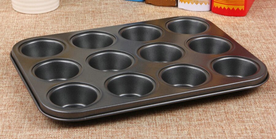 bake pan Teflon coating 12 heart cake maker muffin cake mould cake pan depth 2.5 cake baking dies