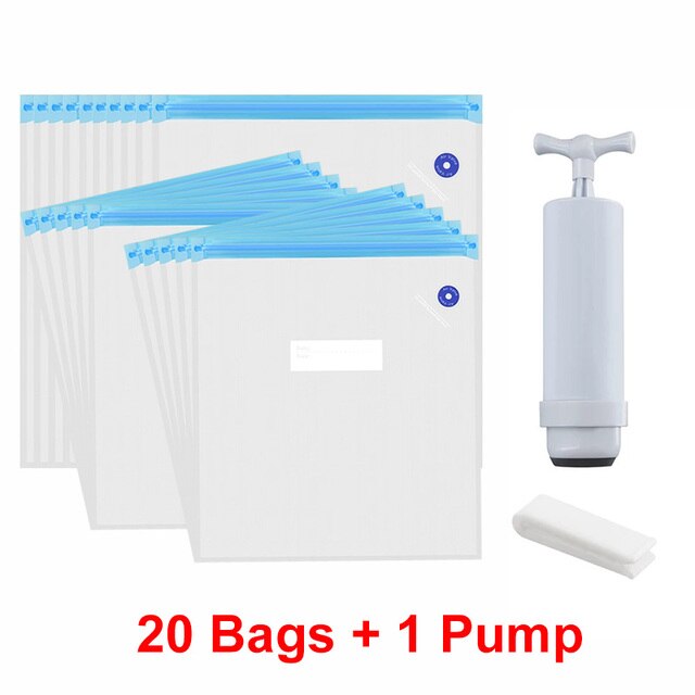 Filament vakuum förvaringspåsar pla abs tpu petg 1kg hålla materialet torrt 3d skrivardel undvik fukt förbrukningsmaterial förvaring: 20 påsar  - 1 pump
