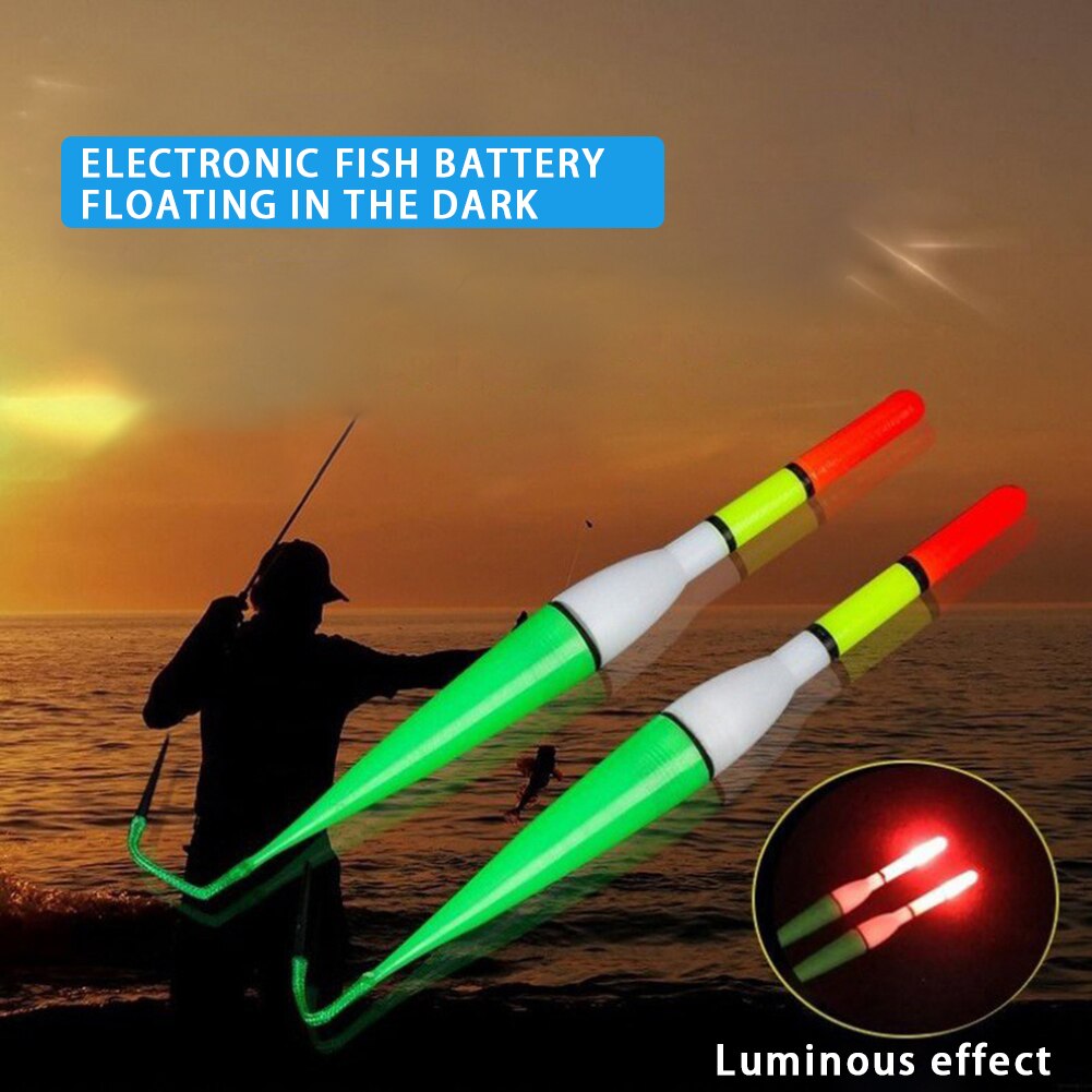 Electrónica luz LED para pescar flotar luminosa de corcho de pesca accesorios caña de pescar de