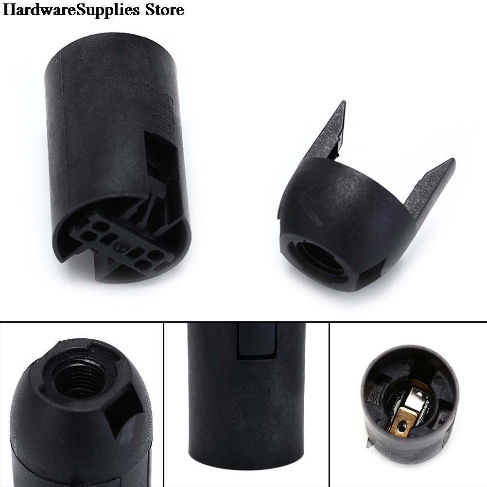 2PCS 250V 2A E14 Light Bulb Lamp Holder Holder Accessori Lamp Socket Luminaire Lampholder Flexible Lighting Accessories 56*26mm