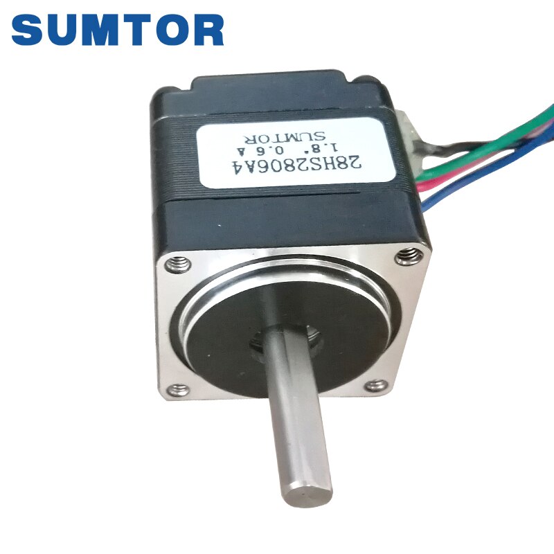 Mini step motor nema 11 28mm motor lichaamslengte 4.5N.cm houdmoment 0.6A huidige