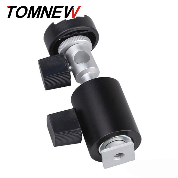 Flashlight Socket C- Shaped Small Cradle Head Flashlight Bracket Universal Cradle Head Pluggable Umbrella Flash Trigger Lamp Foo