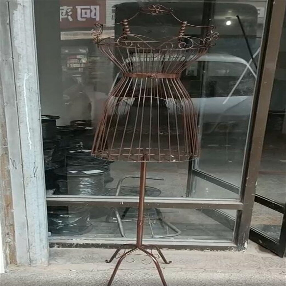 4style Iron Female Mannequin Cloth Tripod Base Paspop,Realist Mannequin Body For Wedding Display Hangers Supplies B067: 3