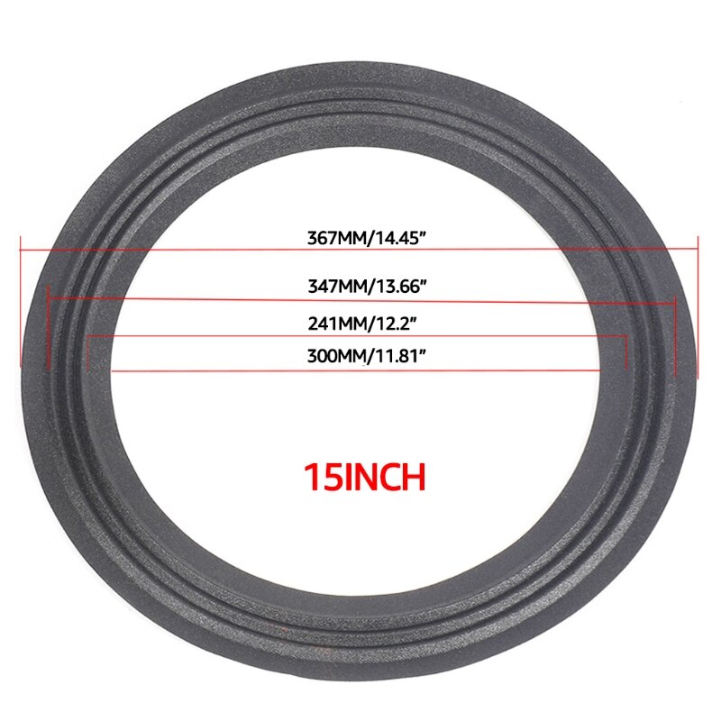 Speaker Foam Surround Edge Rings Repair Kit 2 Packs 6.5''/8''/10"/12"/15" inches DIY Speaker Surround Repair Rubber: Blue