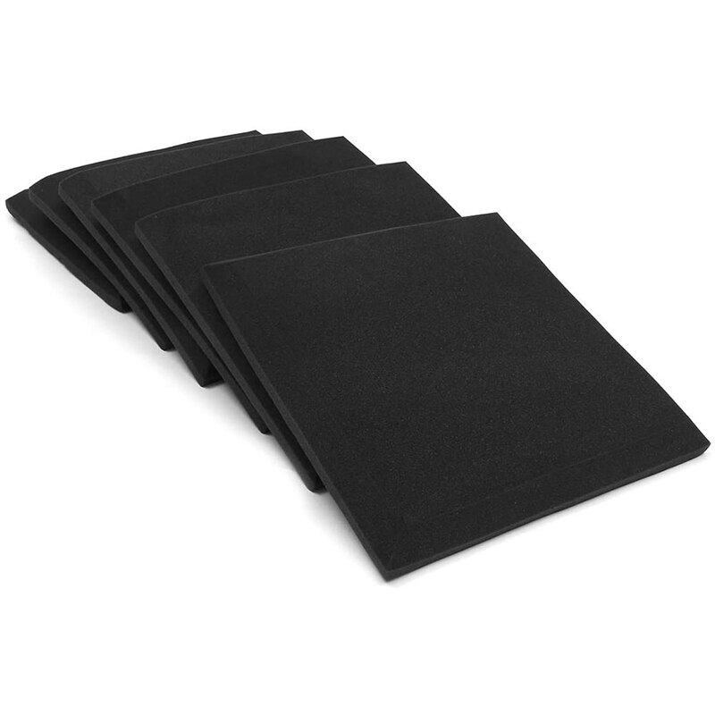 6 Pcs Wall Soundproof Acoustic Foam Studio Sound A... – Grandado