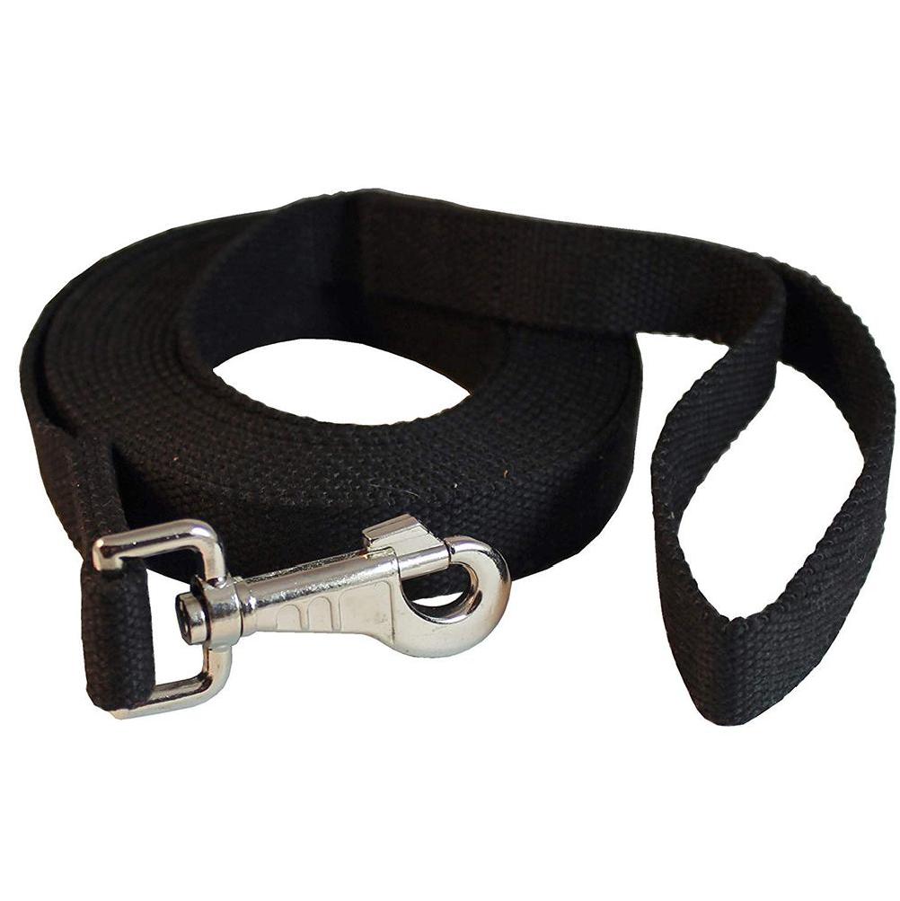 Pet Leash Dog Adjustable Loop Slip Leash Durable Dog Training Rope Lead Traction Rope For Small Medium Dogs 7.5-15m Black