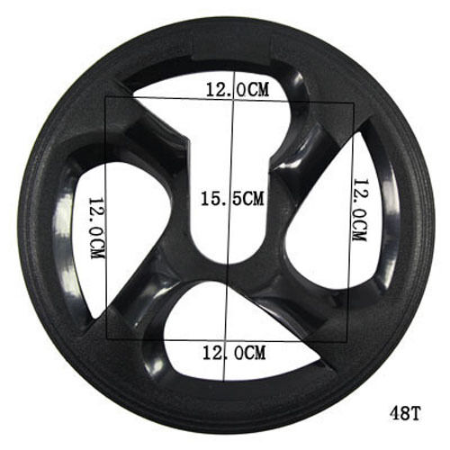 Fiets Tandwiel Crankstellen Kettingblad Guard Protector 36/40/42/44/46/48/52T: 48T-1