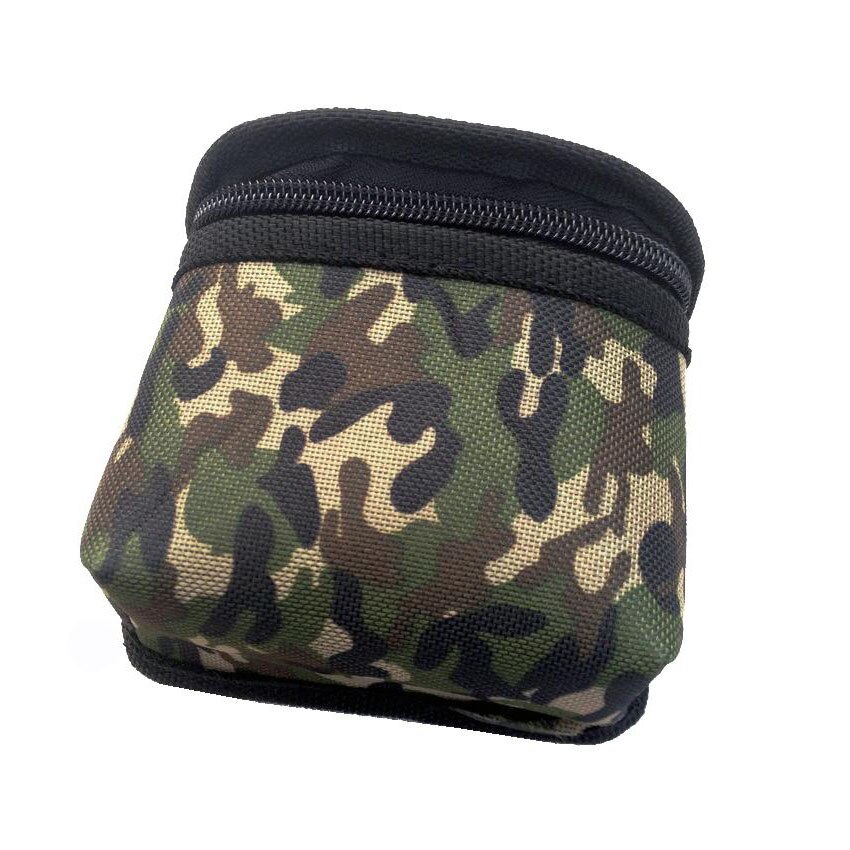Portable LED headlamp Waist pack headlight storage bag cloth cover miner lamp protect bag Camouflage carry pouch flashlight bag